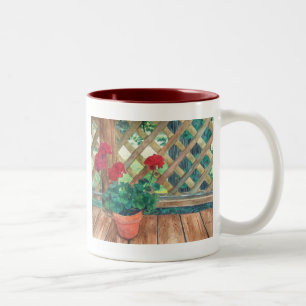Pelargonie (Gärtner) Zweifarbige Tasse