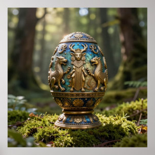 Pelasgischer Altar-Mittelpunkt Poster