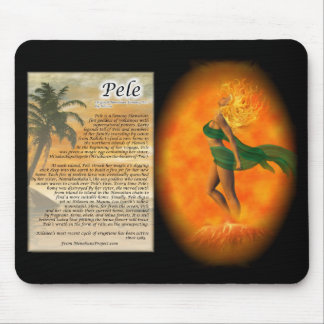 Pele - hawaiische Göttin des Feuers Mousepad