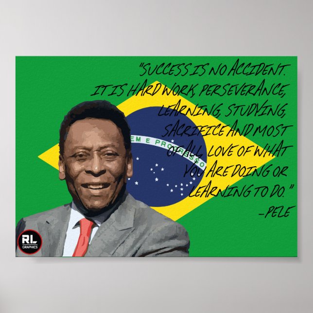 Pele Quote Poster (Vorne)