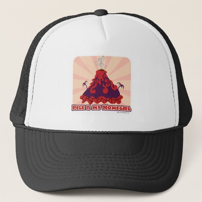 Pele Volcano Goddess Hawaii Tourist Truckerkappe (Vorderseite)