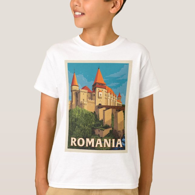 Peles Castle Rumänien T-Shirt (Vorderseite)