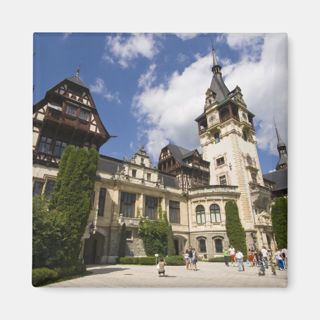 Peles Castle, Sinaia, Rumänien, 2 Magnet (Vorne)