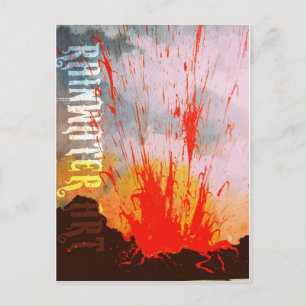 Peles Feuer Postkarte