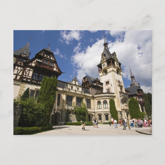 Peles Schloss des 18. Jahrhunderts, Sinaia, Postkarte (Vorderseite)