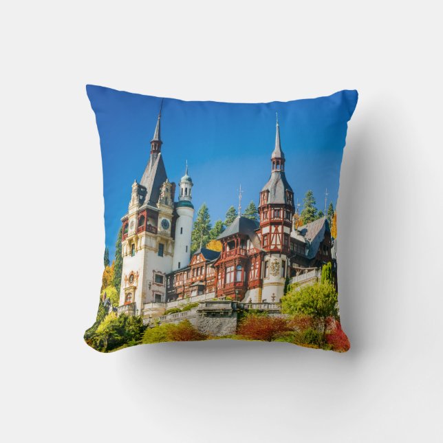 Peles Schloss Sinaia Kissen (Vorderseite)