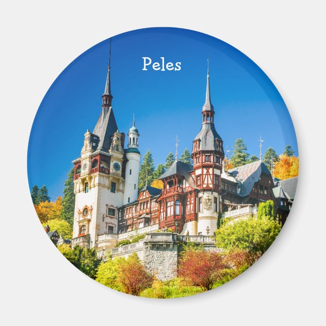 Peles Schloss Sinaia Magnet (Vorne)