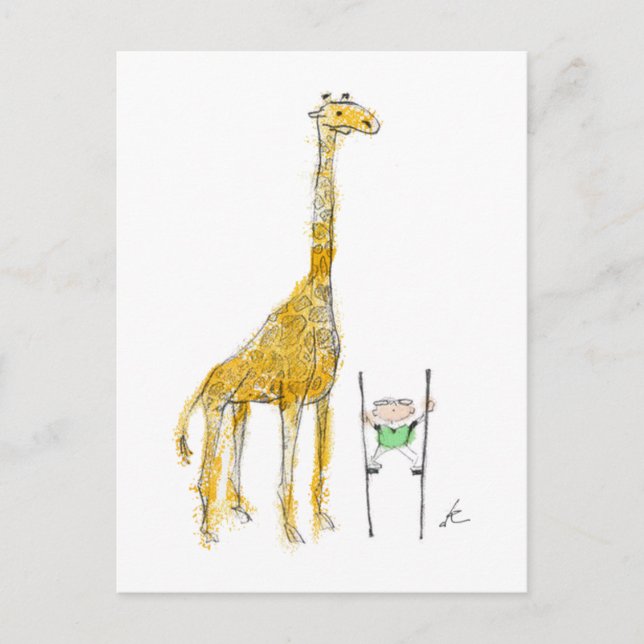 Pelham u. die Giraffen-Postkarte Postkarte (Vorderseite)