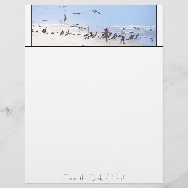 Pelican Beach Personalisiert Letterhead (Vorderseite)