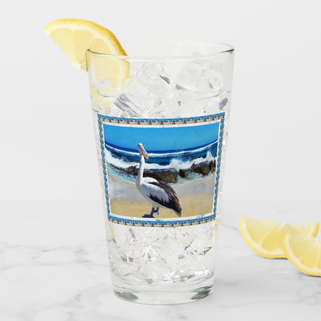 Pelican Beach Splash, Glas (Vorderseite Ice)