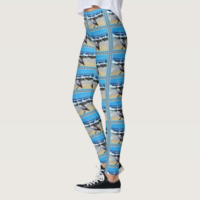 Pelican Beach Splash, Leggings (Links)