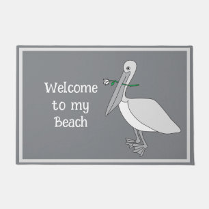 Pelican Beach Willkommen Fußmatte