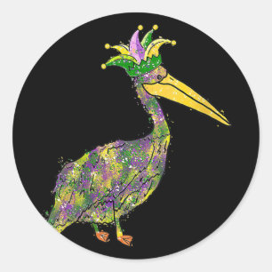 Pelican Beads Mardi Festival - Martha Argerich Pro Runder Aufkleber