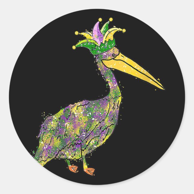 Pelican Beads Mardi Festival - Martha Argerich Pro Runder Aufkleber (Vorderseite)