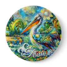 Pelican Bird in Wonderland Personalisiert
