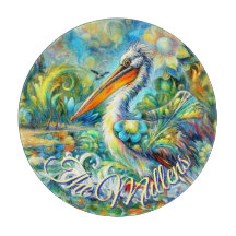 Pelican Bird in Wonderland Personalisiert