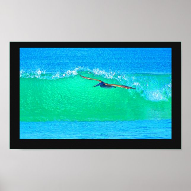 Pelican Birds Wildlife Animals Poster (Vorne)