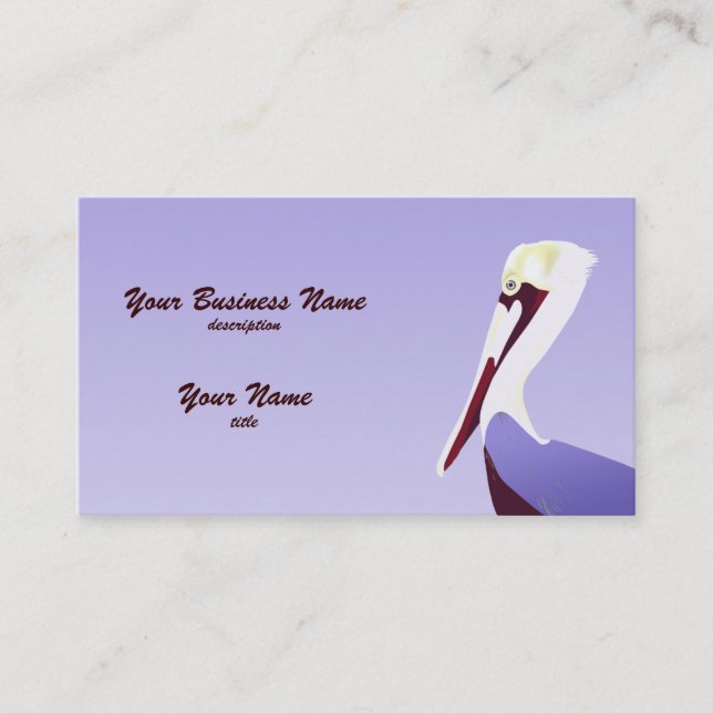 Pelican Business Card Visitenkarte (Vorderseite)