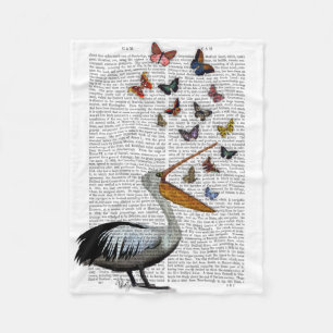Pelican & Butterfisch Fleecedecke