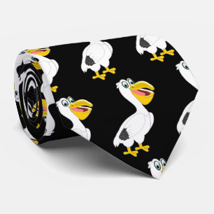 Pelican Design Black Krawatte