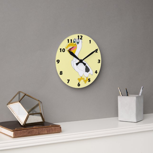 Pelican Design Runde Wanduhr (Büro)