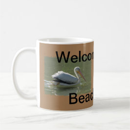 Pelican Foto Coastal Bird Summer Beach House Kaffeetasse