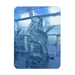 Pelican Ice Sculpture, Quebec, Kanada Magnet