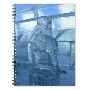 Pelican Ice Sculpture, Quebec, Kanada Notizblock