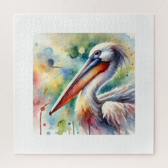 Pelican in Serenity 210724AREF108 - Watercolor (Vertikal)