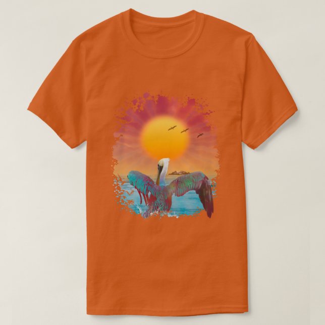 PELICAN ISLAND SUNSET T-Shirt (Design vorne)