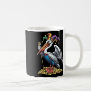 Pelican Mardi Gras Carnival Animal Lover Mens Wome Kaffeetasse