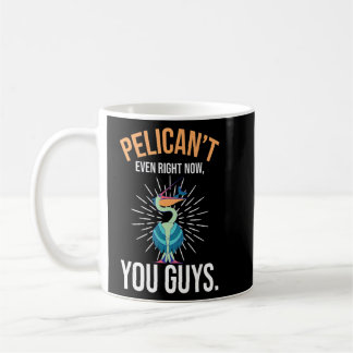 Pelican noch nicht einmal jetzt Typ tierischer Pel Kaffeetasse