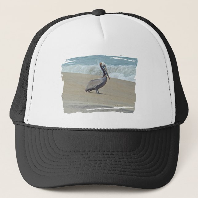 Pelican on Outer Banks OBX NC Truckerkappe (Vorderseite)