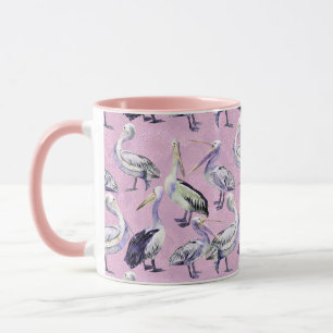 Pelican Pattern Tasse
