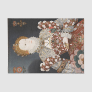 Pelican Portrait Queen Elizabeth I Seidenpapier
