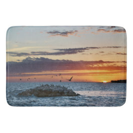 Pelican Rock Sunset, Dauphin Island, Alabama Badematte
