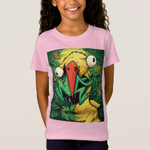 Pelican vs Frosch Sumpf Nie Aufgeben Lustiges T-Sh T-Shirt