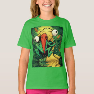 Pelican vs Frosch Sumpf Nie aufgeben Lustiges T-Sh T-Shirt
