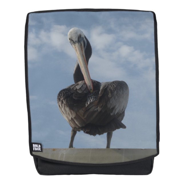 Pelikan aus Peru Erwachsener-Rucksack Rucksack (Vorderseite)