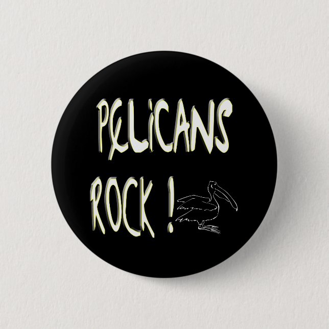 Pelikan-Felsen! Knopf Button (Vorderseite)