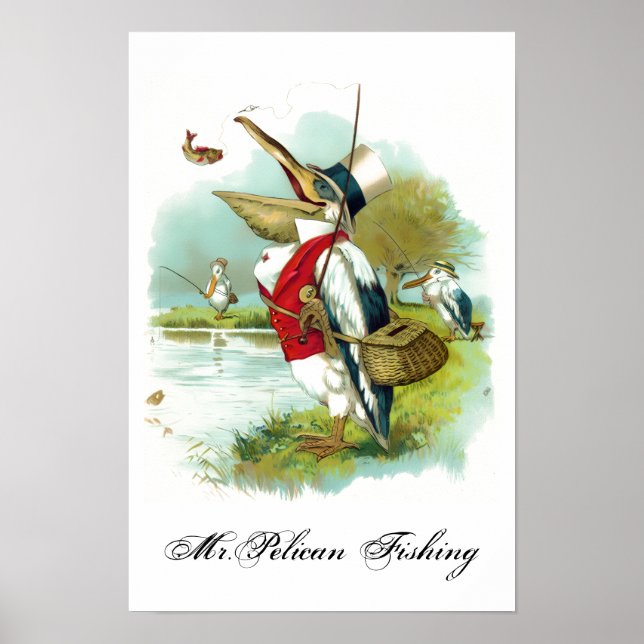 PELIKAN FISCHEN MR POSTER (Vorne)