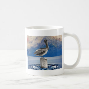 PELIKAN IN KÜRZE (Kunstentwurf 1) ~ Kaffeetasse