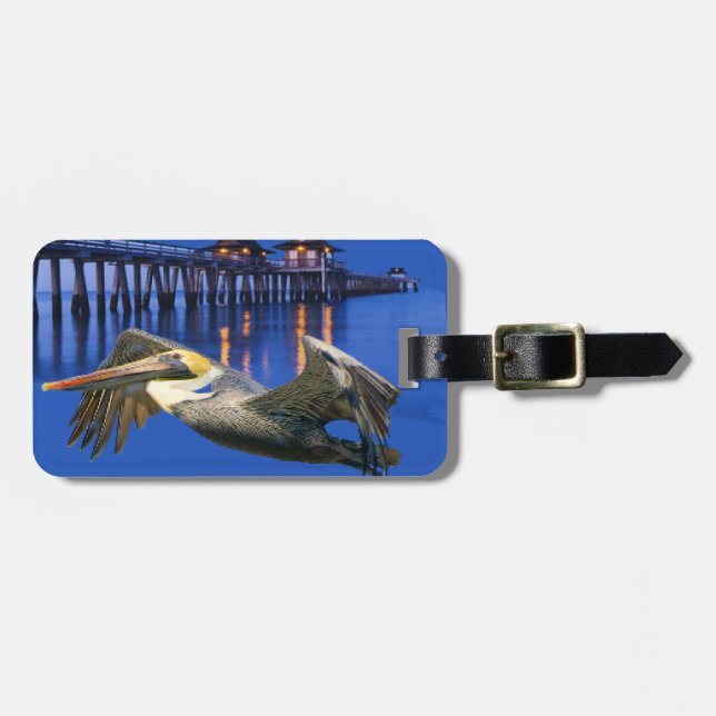 Pelikan-Pier-Gepäckanhänger Gepäckanhänger (Vorderseite horizontal)