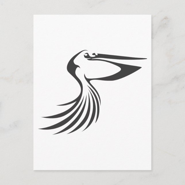 Pelikan Postkarte (Vorderseite)