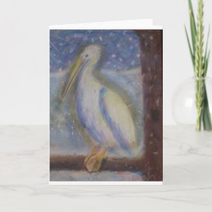 Pelikan Snowy Glowy Feiertagskarte
