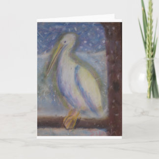 Pelikan Snowy Glowy Feiertagskarte