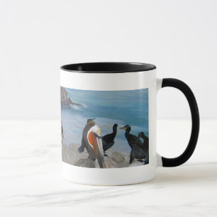 Pelikan- und Kormoran-Tasse Tasse