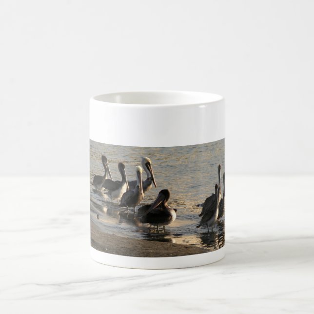 Pelikan-Vogel-Tier-Tiere Kaffeetasse (Mittel)