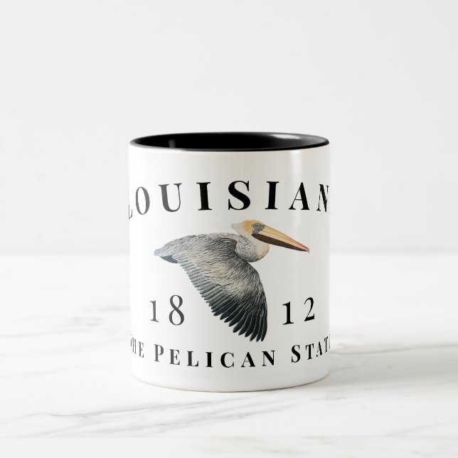 Pelikanischer Staat 1812 Zwei Toned Coffee Cup Zweifarbige Tasse (Mittel)