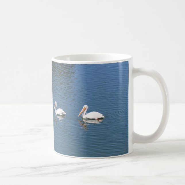 Pelikanpaar-Kaffee-Tasse Kaffeetasse (Rechts)